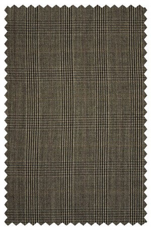 Joseph Abboud Dark Taupe Pattern Suit 030590