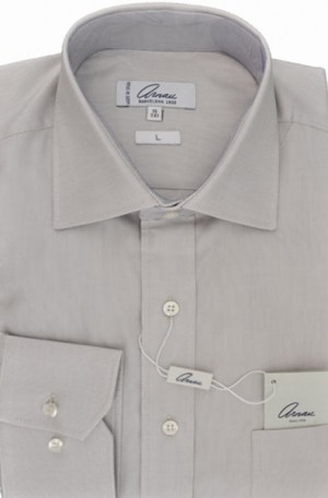 Arnau Classic Gray Tailored Fit Dress Shirt #106-8