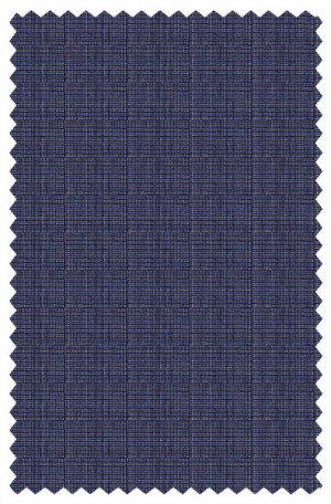 Varvatos Gray-Blue Micro-Check Slim Fit Suit 1234K