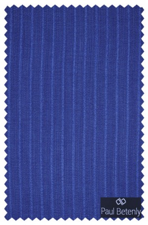Paul Betenly Blue Stripe Tailored Fit Suit #1T91014