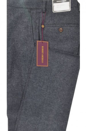 Roberto Amerigo Charcoal Donegal Tweed Pants #219324RAP