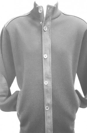 Gianni Marcelo Gray Cardigan Sweater-Jacket #24298-GRY