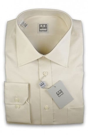 Ike Behar Cream Color Shirt #28S0001-105