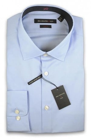 Varvatos Blue Slim Fit Dress Shirt #28V0001-458