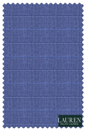 Ralph Lauren Blue Windowpane Classic Fit Sportcoat #2DX1619