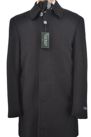 Ralph Lauren Black 3/4-Length Coat #2WT0130JAKE