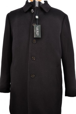 Ralph Lauren Black Insulated 3/4-Length Coat #2WT0130LADD