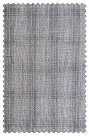 Tiglio Gray Plaid Tailored Fit Vested Suit #3057-1