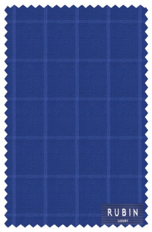 Rubin Royal Blue Windowpane Sportcoat 34066