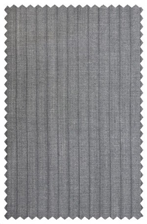 Rubin Medium Gray Stripe Gentleman's Cut Suit 52004-PK