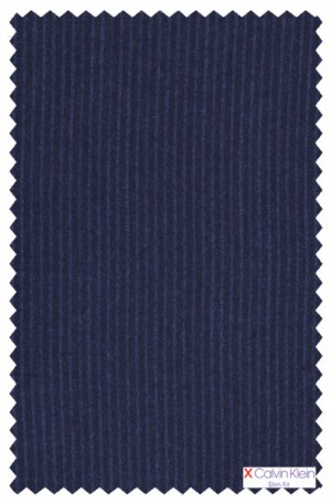 Calvin Klein Blue Stripe Light Flannel 'X' Slim Fit Suit #5BZX016