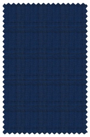 Calvin Klein Blue Pattern Tailored Fit Suit #5FX2184