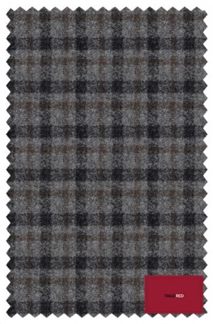 TailoRED Gray Check Wool-Cashmere Tailored Fit Sportcoat #8160056