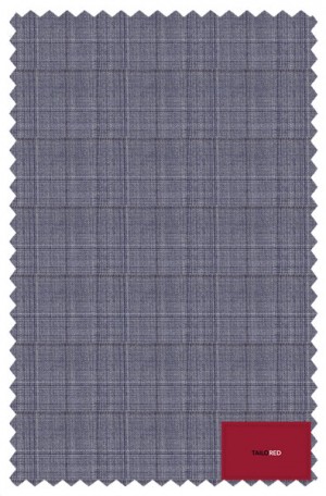 TailoRED Tastefully-Distinctive Blue-Gray Tailored Fit Suit 82C0037