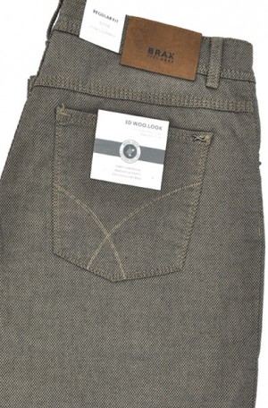 Brax Taupe '3D Woo.Look' Jeans #89-167-56