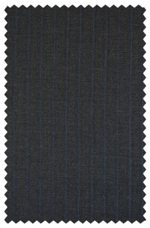 Rubin Blue-Gray Stripe Tailored Fit Suit #A00039