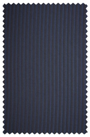 Rubin Navy Stripe Tailored Fit Suit #A00276