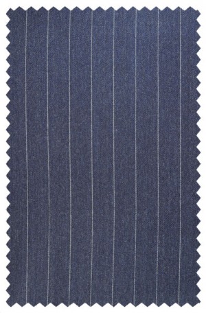 Rubin Blue Chalk Stripe Slim Fit Suit #A00556