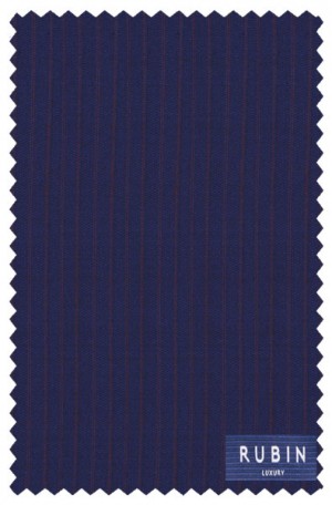 Rubin Dark Blue Pinstripe Tailored Fit Suit #A2091