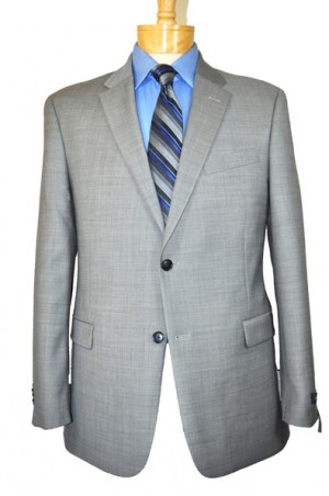 Tommy Hilfiger Silver Gray Suit AS1016.