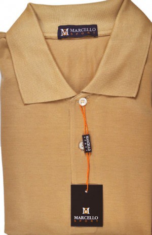 Marcello Desert Color Short Sleeve Polo BA01-DESERT