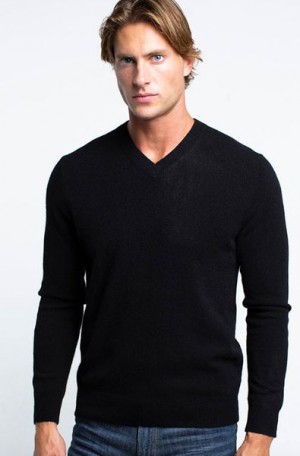 Quinn Black Merino Wool Sweater Vest CM83112-BLK