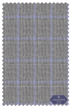 Canaletto Gray Plaid Tailored Fit Suit #CV27153-1