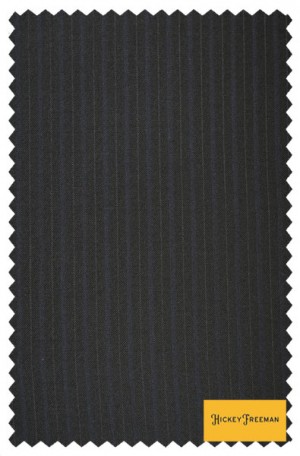 Hickey Freeman Black Stripe Suit #F75-312032
