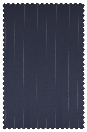 Hickey Freeman Navy Pinstripe Suit F81-312036