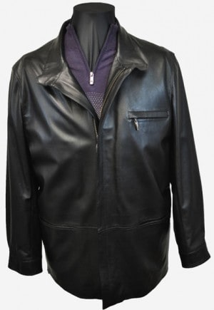 Marcello Black 3/4 Leather #J320-BLK