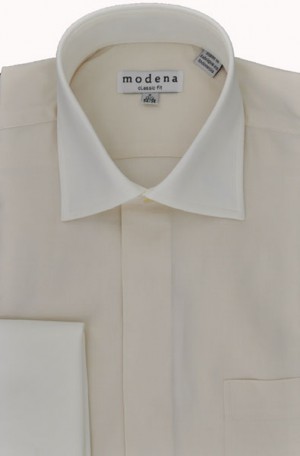 Modena Cream French Cuff Dress Shirt #M285PAWF-CRM