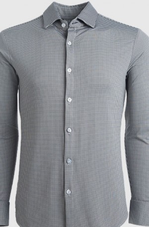 Mizzen+Main Black & White Check Slim Fit Shirt #MM5800