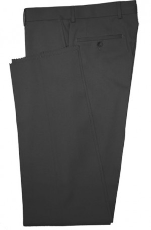 Blujacket Black Solid Color Slim Fit Dress Slacks #STK001-SLIM