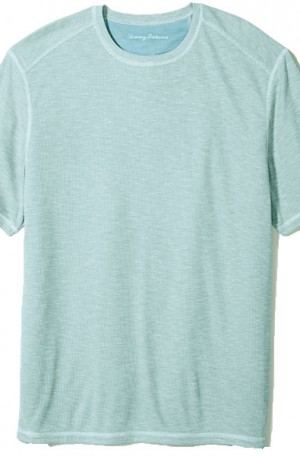 Tommy Bahama Blue Flip Tide Reversible Tee Shirt #T218029-15181