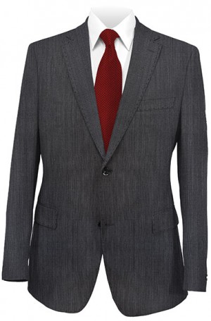 DKNY Black Tone-On-Tone Slim Fit Suit #12Y0818