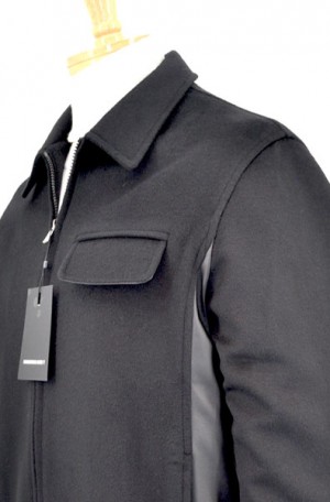 International Laundry Black Cashmere Blend Spring-Fall Jacket #1905-BLK