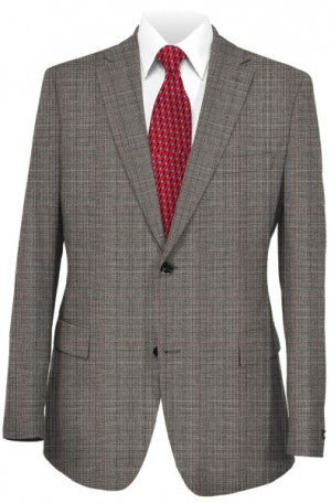 Ralph Lauren Gray Windowpane Ultraflex Classic Fit Suit #1RZ2153