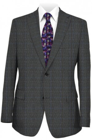 Ralph Lauren Ultraflex Gray Plaid Classic Fit Suit #1RZL937
