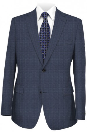 Betenly Blue Subtle Pattern Tailored Fit Suit 1T72006