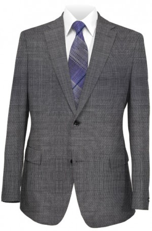 Ralph Lauren Gray Sharkskin Classic Fit Suit #1UX0356