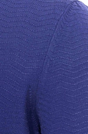 Bottega Royal Blue Short Sleeve Knit Crew #2112007-5