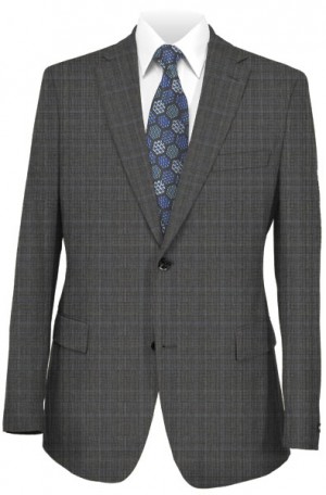 Ralph Lauren Ultraflex Gray Plaid Classic Fit Suit#21RZ2302