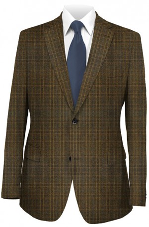 Betenly Medium Brown Pattern Sportcoat #222013
