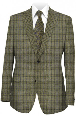 Betenly Gray & Brown Check Sportcoat #222040