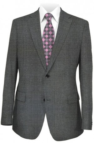 Michael Kors Dark Gray Solid Color Tailored Fit Suit #23LX0020