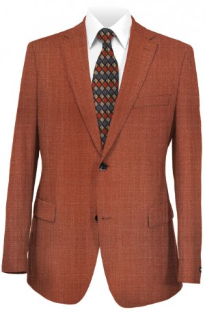 Betenly Rust Solid Color Sportcoat #2JS72050