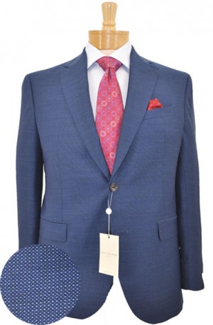 Jack Victor Blue 'Fancy Solid' Tailored Fit Suit #3201123
