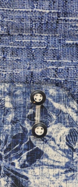 International Laundry Blue Pattern Long Sleeve Shirt #3202-05
