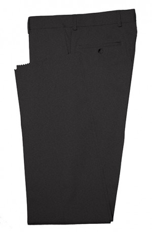 Betenly Black Solid Color Dress Slacks #3F0001