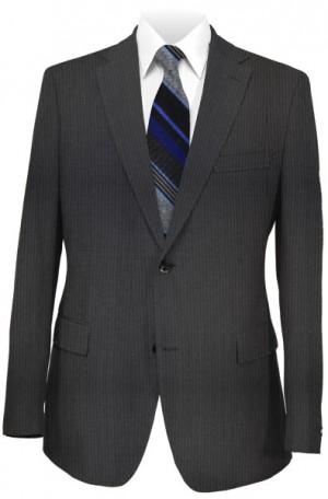 Rubin Gray Pinstripe Slim Fit Suit #45169